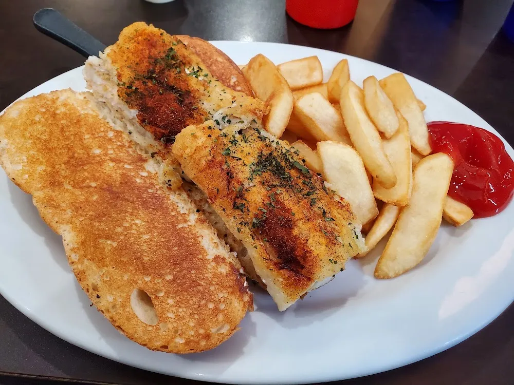 Baked Cod Hoagie